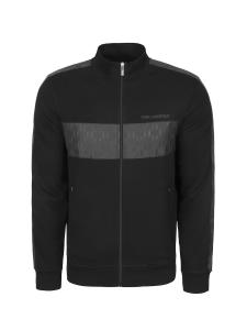 Толстовка с капюшоном на молнии Karl Lagerfeld, черный