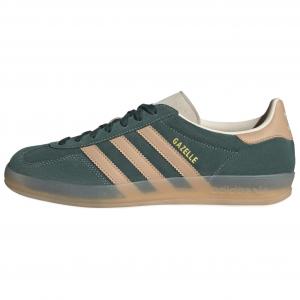 Adidas Gazelle Indoor Shadow Green Warm Sandstone Adidas Originals, Темный Теневой Зеленый/Теплый Коричневый/Сновидческий Белый