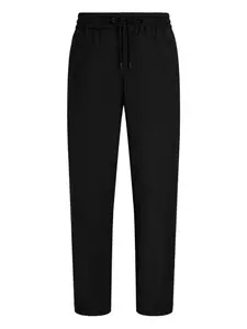 Прямые брюки с кулиской DOLCE & GABBANA, черный