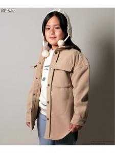 Детская куртка из искусственной шерсти CPO (130-160 см) Ikka, цвет Beige