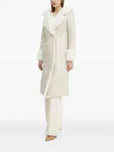 Пальто с капюшоном, отороченное искусственным мехом GUESS USA, нейтральный