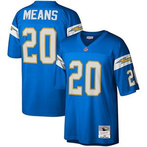 Мужская реплика джерси Los Angeles Chargers Legacy в цвете powder blue Mitchell & Ness