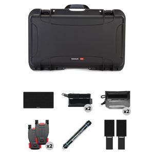 Комплект из жесткого чемодана на колесах и органайзера Nanuk 935 (черный, 28,5 л)