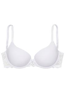 Бюстгальтер-футболка LASCANA, белый
