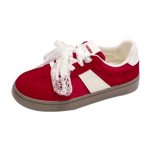 Женские кроссовки для скейтбординга Low top с амортизацией Far waves, красный