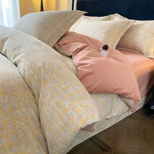 Antarctic Пододеяльник 160х210 см из хлопка, утепленный фланелевый, комплект из 3 предметов, цвет Yinxiang-Ka