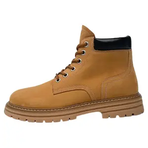 GEWEILUO Короткие мужские ботинки Martin, желтые