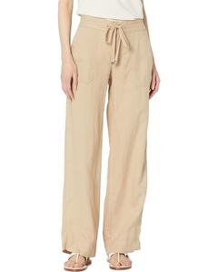 Брюки LAUREN Ralph Lauren Linen Wide-Leg, цвет Birch Tan