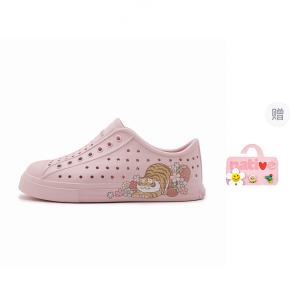 Непромокаемые и дышащие детские сандалии I Am Not A Fat Tiger x Bloom Native Shoes, lotus розовый | tiger in the flower garden[parent and kid, gift included shoe flower]