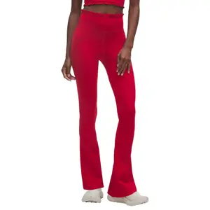 Женские повседневные брюки Lululemon, красный/DKRD