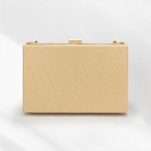 Вечерний клатч / сумка через плечо с блестками прямоугольной формы FASHNZFAB