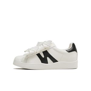 Женские низкие дышащие кроссовки Bowknot Shell Head, устойчивые к истиранию и скольжению Teenmix, White