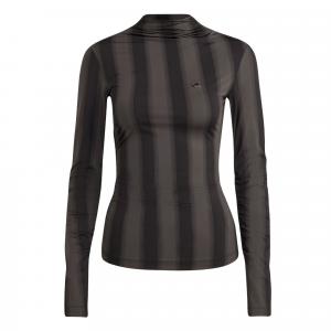 Футболка Adidas Striped с длинным рукавом Adidas Originals, черный