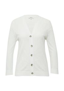 Вязаный кардиган s.Oliver, белый