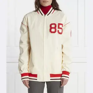 Бомбер оверсайз Tommy Hilfiger, бежевый