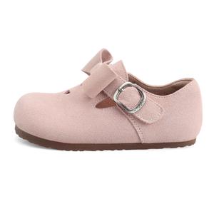 Детские кожаные туфли с противоскользящей подошвой и износостойким верхом ST&SAT KIDS, Apricot