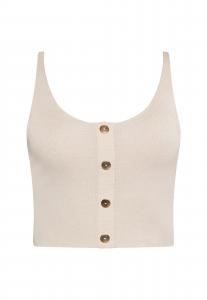 NAEMI Топ в светло-бежевом цвете