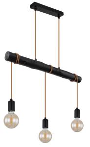 Подвесной светильник Globo, 60x5x120 см, черный