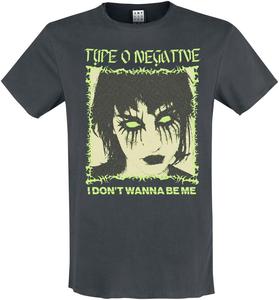 Футболка Type O Negative Amplified Collection - I Don't Wanna Be Me, угольный