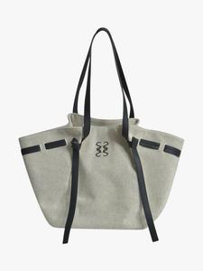 Холщовая сумка-шоппер Smith & Soul, Grey/Black