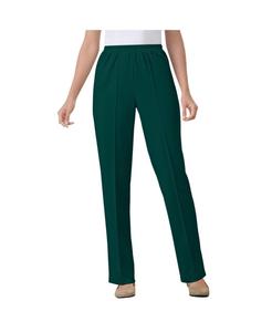 Женские высокие трикотажные брюки Within, удобные в носке, с эластичным поясом Woman Within, Emerald green