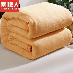 Antarctic Простыня 120х200 см из зимнего молочного велюра, двусторонний флис, верблюжий цвет