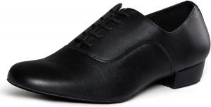 Мужские бальные туфли DWBH из кожи с шнуровкой для латинских танцев, сальсы, вальса и танго, initial