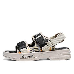 NANJIREN Пляжные сандалии мужские бежевые, цвет Beige