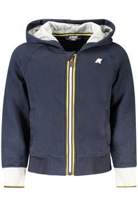 Толстовка мужская K-Way на молнии, синий / белый