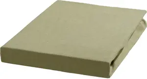 Простыня на резинке - Зеленый - Хлопок - 100 x 200 см HR Import GmbH