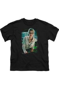 Футболка с коротким рукавом Arrow Felicity Smoak для детей Gildan, черный