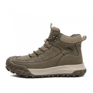 Мужские альпинистские ботинки средней высоты Jeep, Khaki