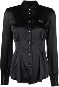 Philipp Plein рубашка с объемными плечами, черный
