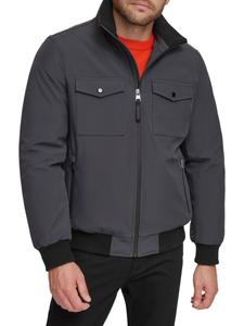 Куртка-бомбер Flextech Solid Calvin Klein, цвет Iron