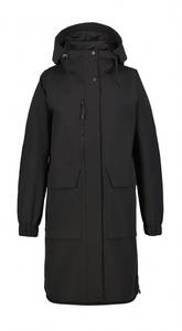 ICEPEAK Плащ 'Abbenville' в черном цвете