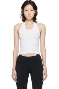 Топ с завязками на шее Vetements, белый