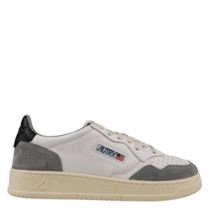 Низкие кроссовки Autry Medalist, козий/замшевый серый/черный