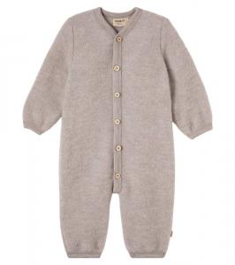 Детский комбинезон Levi из шерсти флис Wheat, Khaki Melange