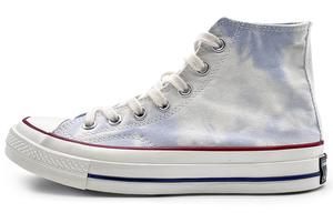 Converse Антискользящие износостойкие водонепроницаемые высокие кеды 70-х годов унисекс бело-синие, цвет White Blue