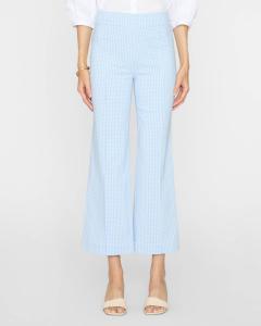 Брюки до щиколотки Knack в стиле микроклетки Sky STAUD, sky micro check