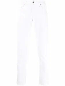 Узкие джинсы с завышенной талией Dondup, белый