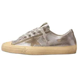 Кроссовки для скейтбординга V-Star женские, низкие, серебристые Golden Goose