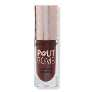 Блеск для губ Pout Bomb Shimmer Gloss Revolution Beauty, Chocolate Sparkle