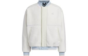 Бархатная куртка мужская мелово-белая Adidas, белый