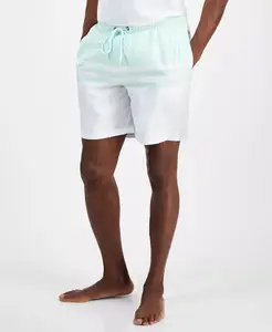 Мужские быстросохнущие плавки с контрастными полосками Performance Colorblocked Stripe 7" Club Room, белый