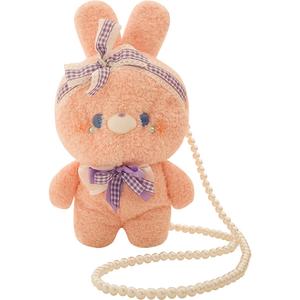 Плюшевая кукла Honey Candy Bunny Bear Bag высотой 23 см Fluffy bear
