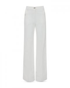 Алина Широкие Джинсы в Выбеленном Белом Victoria Beckham, белый