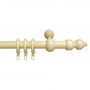 Карниз для штор Thüringen Ø 28 мм, 1-рядный, фиксированная длина Liedeco, Kiefer