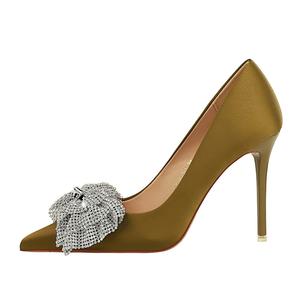 QITUMAUL Джаспер Женские туфли на тонком каблуке [Высота каблука 10,5 см], цвет Jasper[Heel Height 10.5cm]