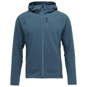 Флисовая жилетка Black Diamond Coefficient Storm Full Zip Hoody, цвет Creek Blue